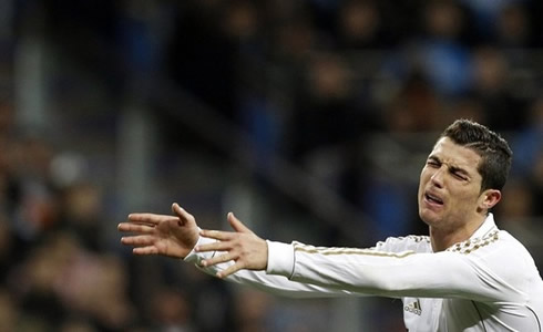 Ronaldo Crying on Real Madrid Vs Zaragoza  28 01 2012    Cristiano Ronaldo Photos