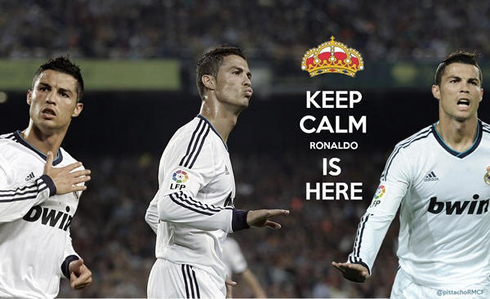 Ronaldo  Calm on Cristiano Ronaldo Keep Calm Goal Celebration Poster  Wallpaper And