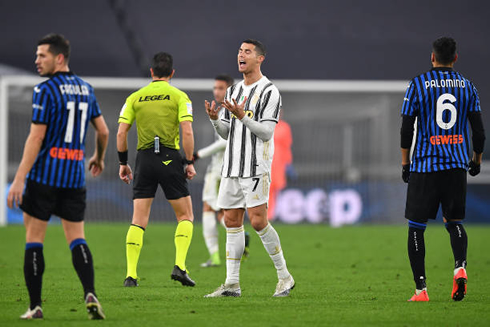 Cristiano Ronaldo frustration in Juventus 1-1 draw against Atalanta