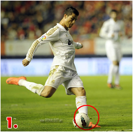 Cristiano Ronaldo Free Kick Stance