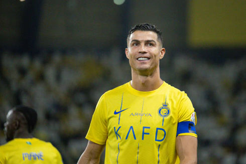 Cristiano Ronaldo always smiling on the football pitch