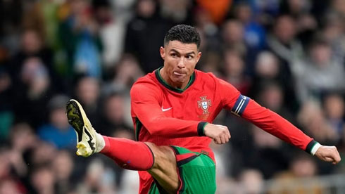 Cristiano Ronaldo striking technique