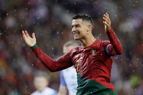 Cristiano Ronaldo reaction during Portugal game