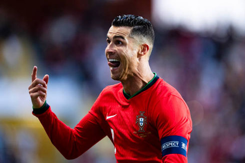 Cristiano Ronaldo happy to score for Portugal in 2024