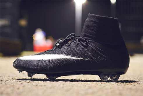 Cristiano Ronaldo and the CR7 Nike Mercurial Superfly black color