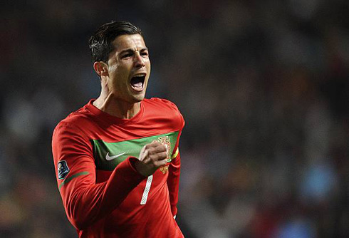 Cristiano Ronaldo scores for Portugal in European Championship