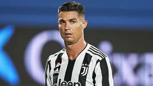 Cristiano Ronaldo playing for Juventus