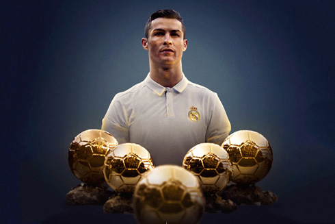 Cristiano Ronaldo and his 5 FIFA Ballon d'Ors