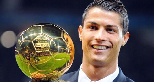 Cristiano Ronaldo first Ballon d'Or at Manchester United 2007-2008