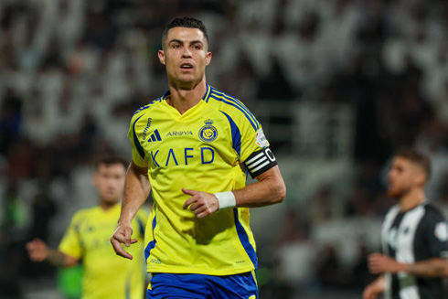 Cristiano Ronaldo playing for Al Nassr as the team captain