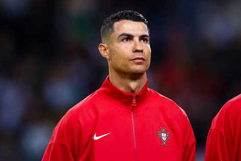 Cristiano Ronaldo lined up for Portugal