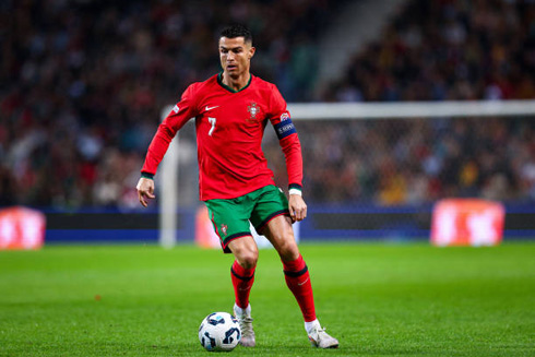 Cristiano Ronaldo in action for Portugal in 2024