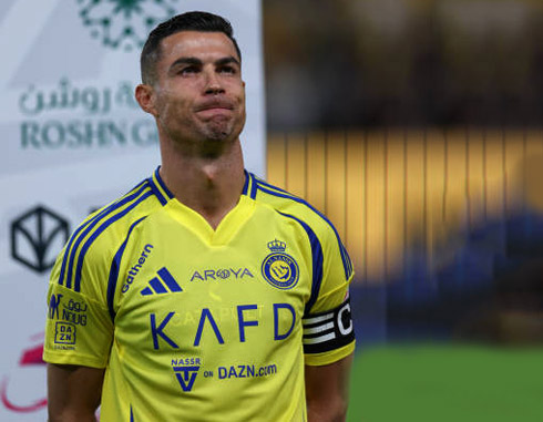 Cristiano Ronaldo facial expression ahead of match for Al Nassr