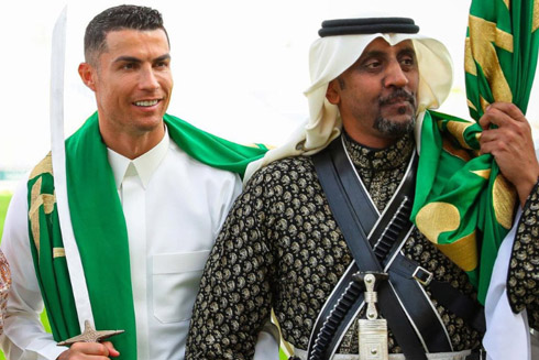 Cristiano Ronaldo in Saudi Arabia marketing campaign