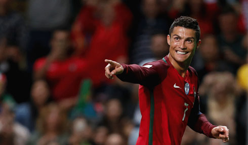 Cristiano Ronaldo scored for Portugal