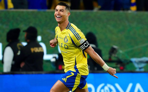 Cristiano Ronaldo scoring goals for Al Nassr