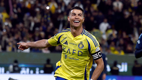 Cristiano Ronaldo happy at Al Nassr in 2025