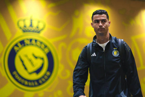 Cristiano Ronaldo walking tunnel Al Nassr in 2025