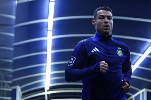 Cristiano Ronaldo warmup for Al Nassr in 2025