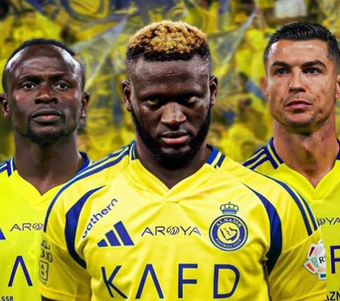 Mane, Boniface and Cristiano Ronaldo in Al Nassr attack in 2025