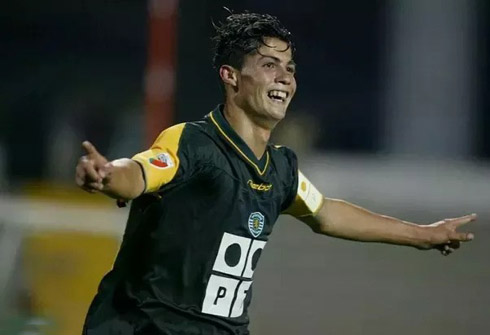 Cristiano Ronaldo teenager at Sporting CP