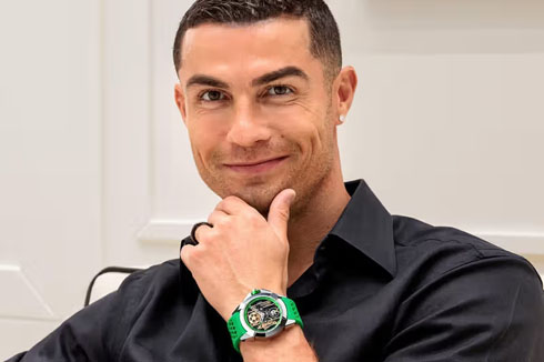 Cristiano Ronaldo luxury watch Jacob and Co - Heart of CR7 Baguette